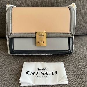 Coach Hutton in Colorblock crossbody bag